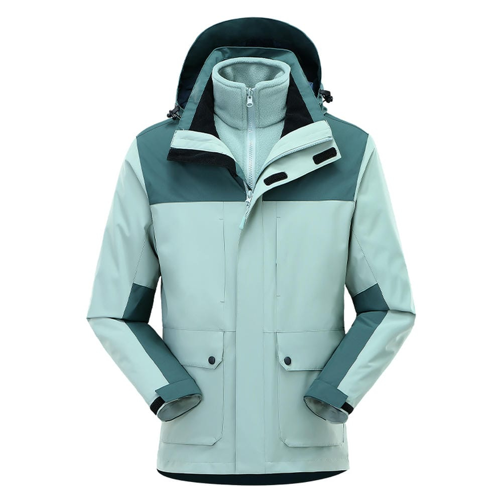 冬季高彈春亞紡三合一男女同款沖鋒衣